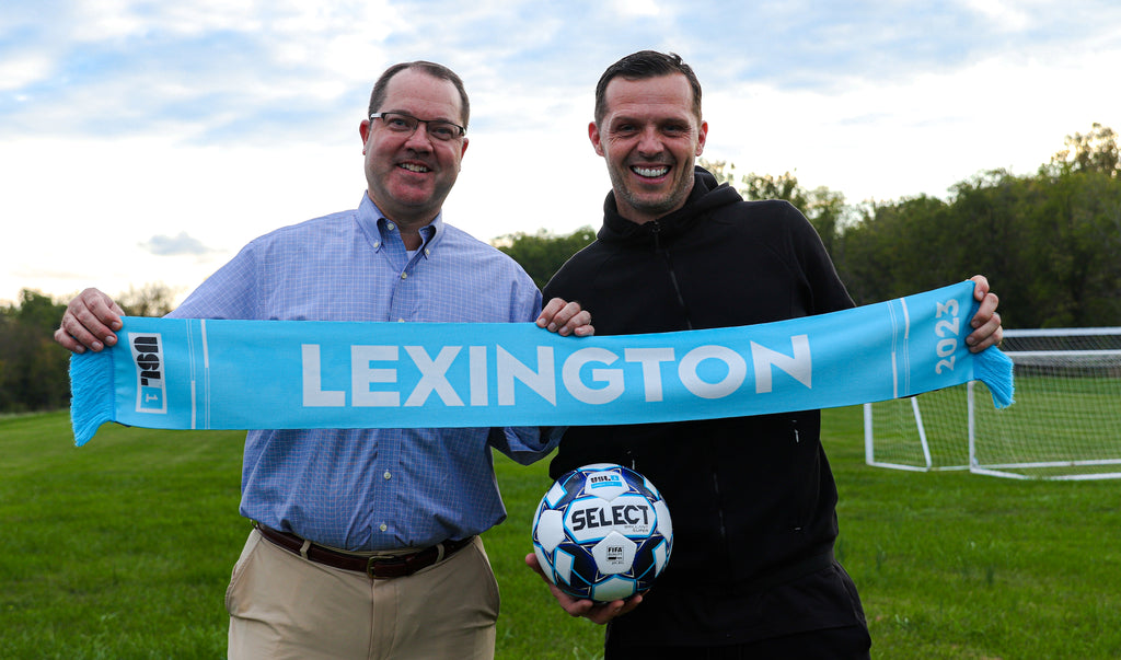 Lexington, KY to professional soccer team Lexington Sporting Club