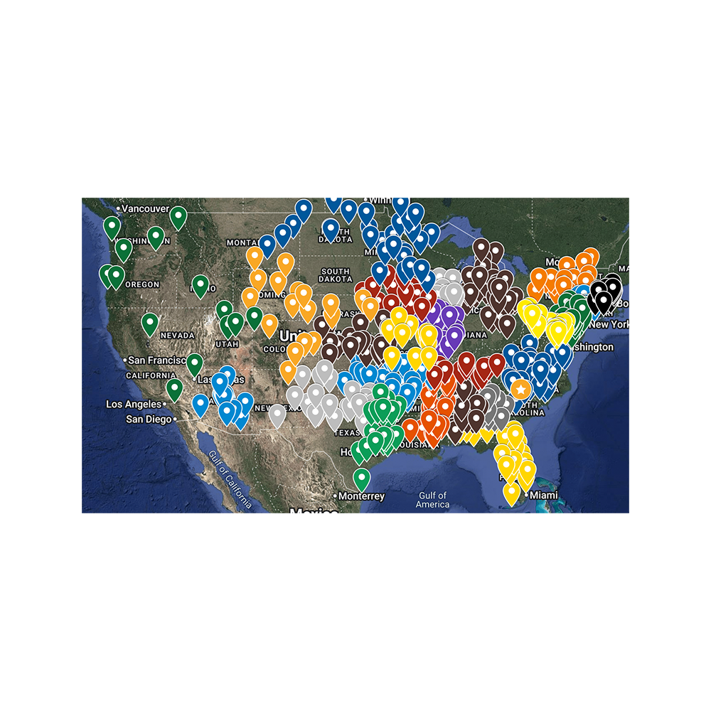 NJCAA COLLEGES - INTERACTIVE MAP NJCAA COLLEGES - INTERACTIVE MAP
