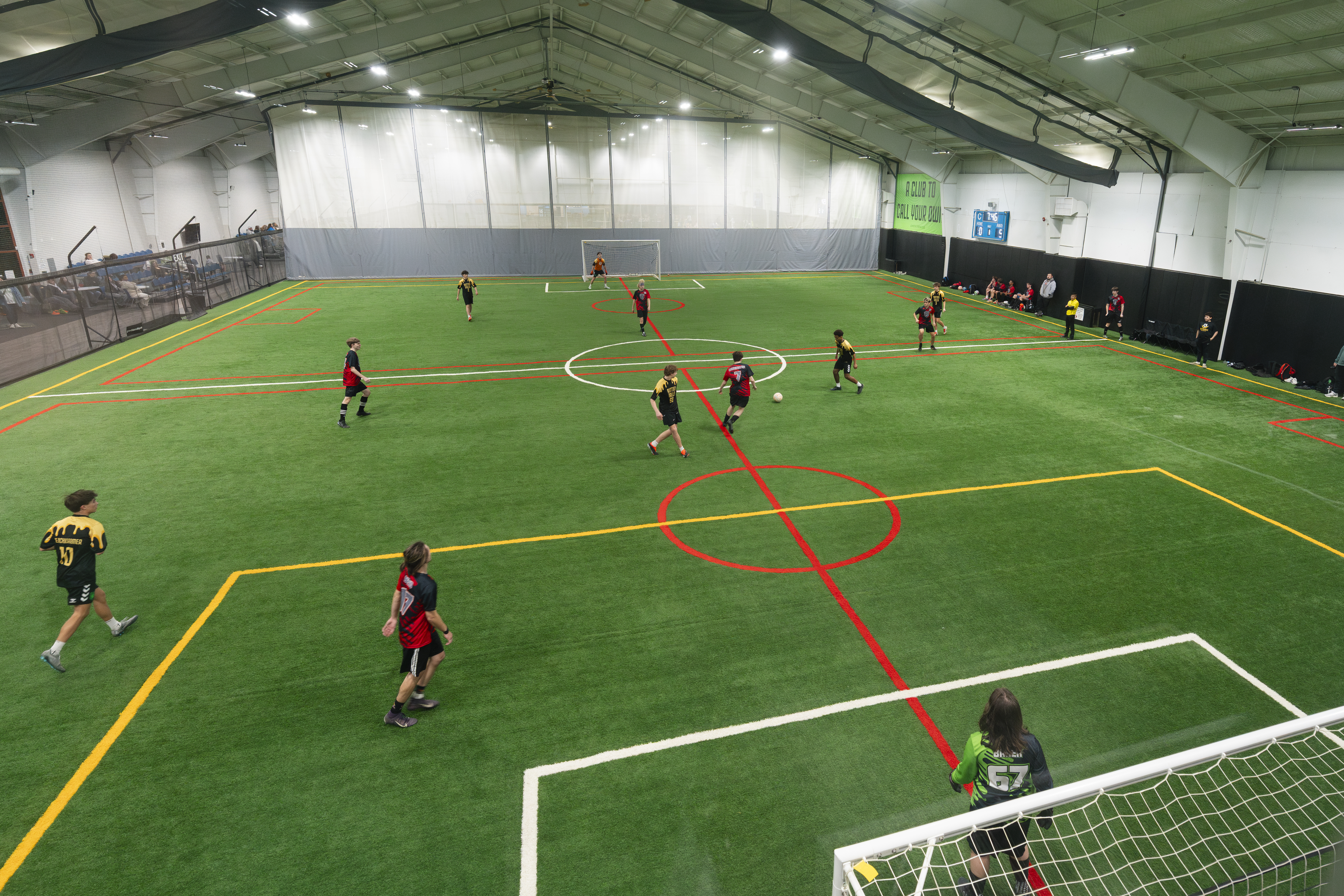 Kids during an LSC Indoor youth session