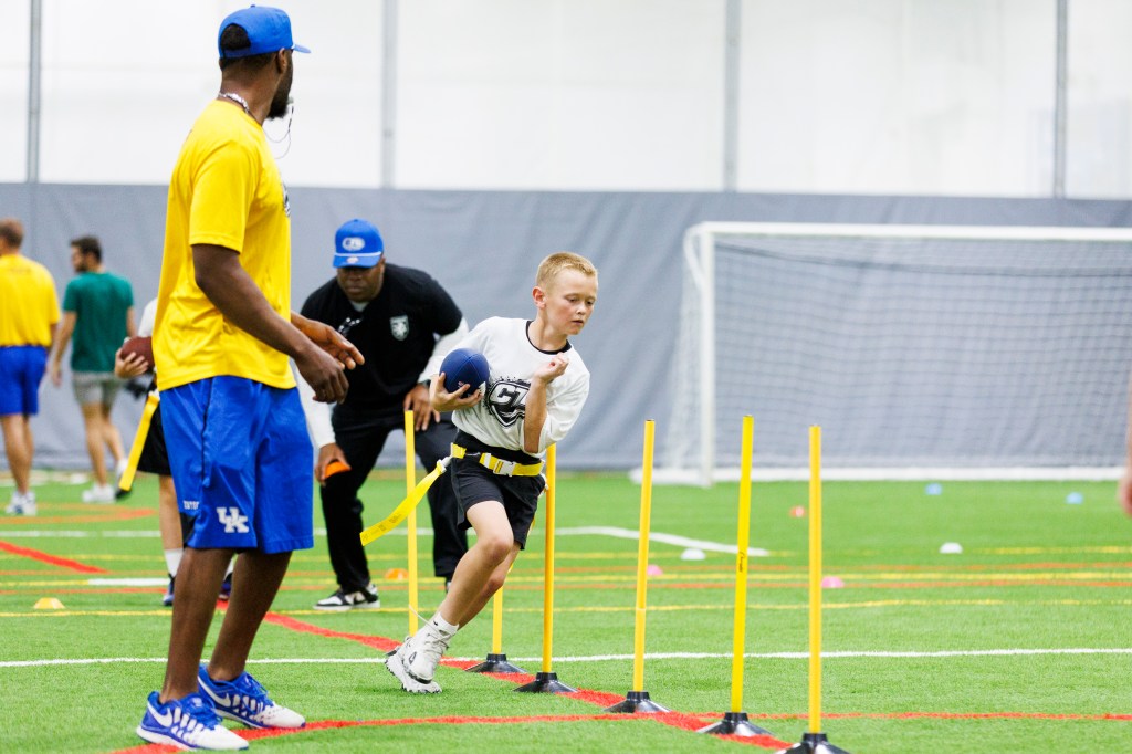 Group Flag Football Training