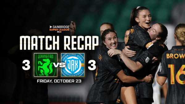 Match Recap: Lexington SC Women Draw Sporting JAX, 3-3